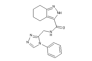 N-[(4-phenyl-1,2,4-triazol-3-yl)methyl]-4,5,6,7-tetrahydro-2H-indazole-3-carboxamide