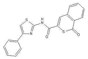 1-keto-N-(4-phenylthiazol-2-yl)isothiochromene-3-carboxamide