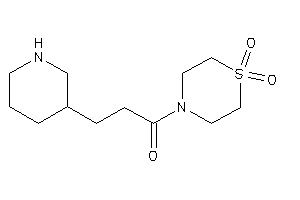 1-(1,1-diketo-1,4-thiazinan-4-yl)-3-(3-piperidyl)propan-1-one