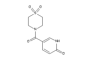 5-(1,1-diketo-1,4-thiazinane-4-carbonyl)-2-pyridone