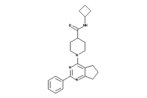 N-cyclobutyl-1-(2-phenyl-6,7-dihydro-5H-cyclopenta[d]pyrimidin-4-yl)isonipecotamide