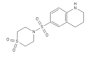 4-(1,2,3,4-tetrahydroquinolin-6-ylsulfonyl)-1,4-thiazinane 1,1-dioxide