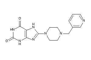 8-[4-(3-pyridylmethyl)piperazino]-7H-xanthine