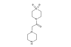 1-(1,1-diketo-1,4-thiazinan-4-yl)-2-piperazino-ethanone