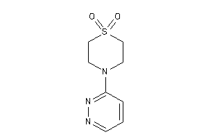 4-pyridazin-3-yl-1,4-thiazinane 1,1-dioxide