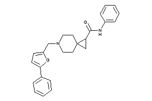 N-phenyl-6-[(5-phenyl-2-furyl)methyl]-6-azaspiro[2.5]octane-2-carboxamide