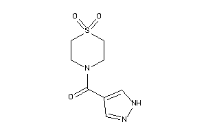 (1,1-diketo-1,4-thiazinan-4-yl)-(1H-pyrazol-4-yl)methanone