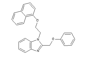 1-[2-(1-naphthoxy)ethyl]-2-(phenoxymethyl)benzimidazole