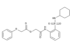 2-(phenylthio)acetic Acid [2-[2-(cyclohexylsulfamoyl)anilino]-2-keto-ethyl] Ester