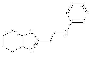 Phenyl-[2-(4,5,6,7-tetrahydro-1,3-benzothiazol-2-yl)ethyl]amine