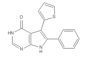 Image of 6-phenyl-5-(2-thienyl)-3,7-dihydropyrrolo[2,3-d]pyrimidin-4-one