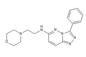 2-morpholinoethyl-(3-phenyl-[1,2,4]triazolo[3,4-f]pyridazin-6-yl)amine