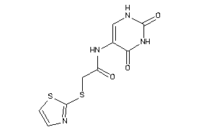 N-(2,4-diketo-1H-pyrimidin-5-yl)-2-(thiazol-2-ylthio)acetamide