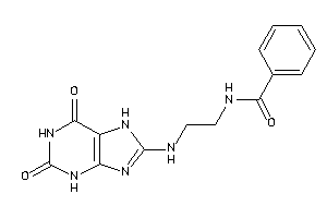 N-[2-[(2,6-diketo-3,7-dihydropurin-8-yl)amino]ethyl]benzamide