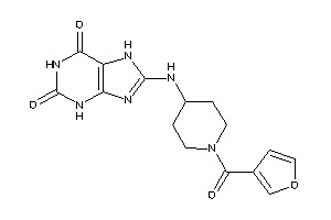 8-[[1-(3-furoyl)-4-piperidyl]amino]-7H-xanthine