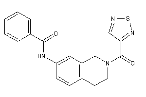 N-[2-(1,2,5-thiadiazole-3-carbonyl)-3,4-dihydro-1H-isoquinolin-7-yl]benzamide