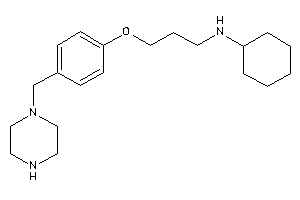 Cyclohexyl-[3-[4-(piperazinomethyl)phenoxy]propyl]amine