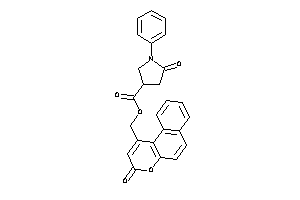 5-keto-1-phenyl-pyrrolidine-3-carboxylic Acid (3-ketobenzo[f]chromen-1-yl)methyl Ester