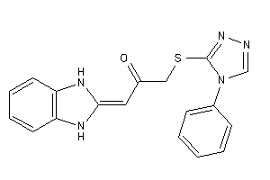 1-(1,3-dihydrobenzimidazol-2-ylidene)-3-[(4-phenyl-1,2,4-triazol-3-yl)thio]acetone