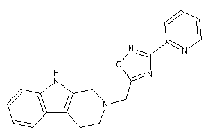 3-(2-pyridyl)-5-(1,3,4,9-tetrahydro-$b-carbolin-2-ylmethyl)-1,2,4-oxadiazole