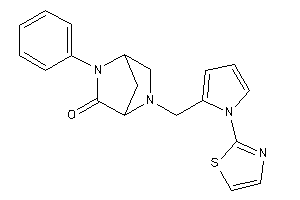 5-phenyl-2-[(1-thiazol-2-ylpyrrol-2-yl)methyl]-2,5-diazabicyclo[2.2.1]heptan-6-one
