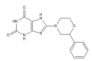 8-(2-phenylmorpholino)-7H-xanthine