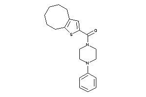 4,5,6,7,8,9-hexahydrocycloocta[b]thiophen-2-yl-(4-phenylpiperazino)methanone