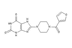 8-[4-(3-furoyl)piperazino]-7H-xanthine