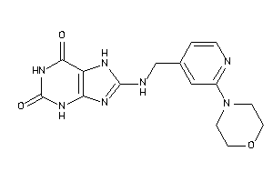 8-[(2-morpholino-4-pyridyl)methylamino]-7H-xanthine