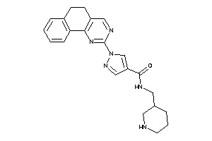 Image of 1-(5,6-dihydrobenzo[h]quinazolin-2-yl)-N-(3-piperidylmethyl)pyrazole-4-carboxamide