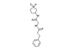 N-[2-[(1,1-diketothiolan-3-yl)amino]-2-keto-ethyl]-3-phenyl-propionamide