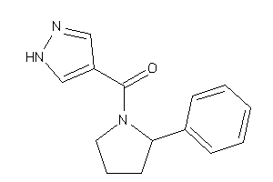 Image of (2-phenylpyrrolidino)-(1H-pyrazol-4-yl)methanone