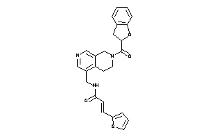 N-[[7-(coumaran-2-carbonyl)-6,8-dihydro-5H-2,7-naphthyridin-4-yl]methyl]-3-(2-thienyl)acrylamide