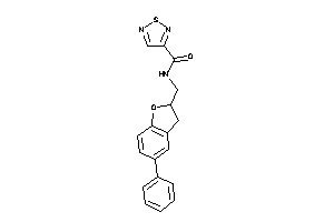 N-[(5-phenylcoumaran-2-yl)methyl]-1,2,5-thiadiazole-3-carboxamide