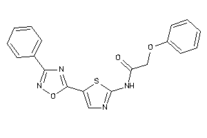 Image of 2-phenoxy-N-[5-(3-phenyl-1,2,4-oxadiazol-5-yl)thiazol-2-yl]acetamide