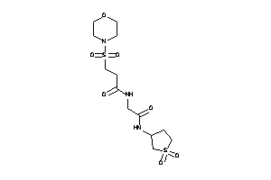 Image of N-[2-[(1,1-diketothiolan-3-yl)amino]-2-keto-ethyl]-3-morpholinosulfonyl-propionamide