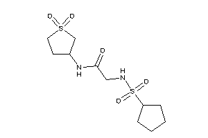 2-(cyclopentylsulfonylamino)-N-(1,1-diketothiolan-3-yl)acetamide