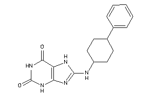 8-[(4-phenylcyclohexyl)amino]-7H-xanthine