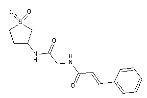 N-[2-[(1,1-diketothiolan-3-yl)amino]-2-keto-ethyl]-3-phenyl-acrylamide