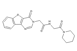 2-(4-ketobenzofuro[3,2-d]pyrimidin-3-yl)-N-(2-keto-2-piperidino-ethyl)acetamide