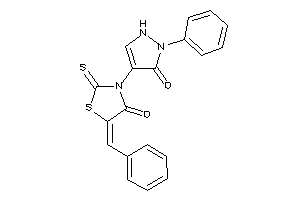 5-benzal-3-(5-keto-1-phenyl-3-pyrazolin-4-yl)-2-thioxo-thiazolidin-4-one