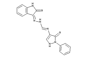 Image of N-[(2-ketoindolin-3-ylidene)amino]-N'-(5-keto-1-phenyl-3-pyrazolin-4-yl)formamidine