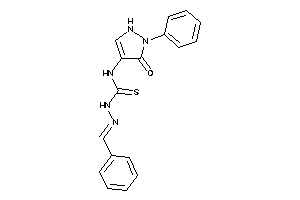 1-(benzalamino)-3-(5-keto-1-phenyl-3-pyrazolin-4-yl)thiourea