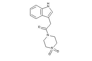 1-(1,1-diketo-1,4-thiazinan-4-yl)-2-(1H-indol-3-yl)ethanone