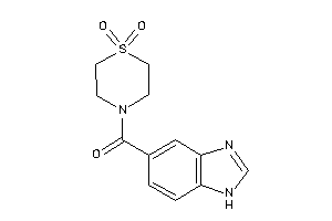 1H-benzimidazol-5-yl-(1,1-diketo-1,4-thiazinan-4-yl)methanone