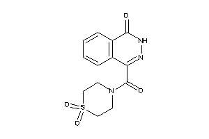 4-(1,1-diketo-1,4-thiazinane-4-carbonyl)-2H-phthalazin-1-one