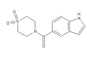 (1,1-diketo-1,4-thiazinan-4-yl)-(1H-indol-5-yl)methanone