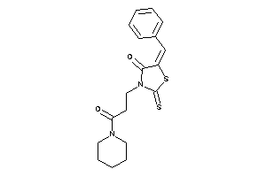 5-benzal-3-(3-keto-3-piperidino-propyl)-2-thioxo-thiazolidin-4-one