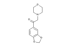 1-(1,3-benzodioxol-5-yl)-2-morpholino-ethanone