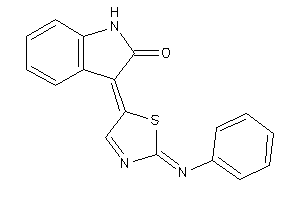 Image of 3-(2-phenylimino-3-thiazolin-5-ylidene)oxindole